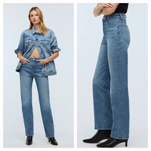 Madewell Women's Straight Leg Jeans - Blue